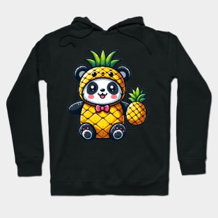 Panda in pineapple costume Hoodie
